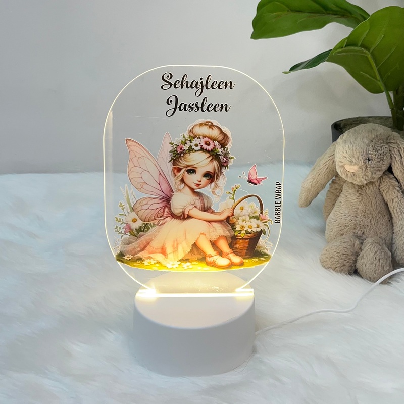 Acrylic LED Night Lamp – Glimmering Fairy Glow