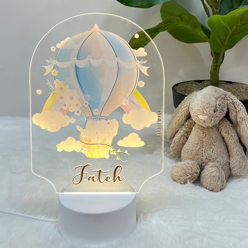 Acrylic LED Night Lamp – Hot Air Radiance