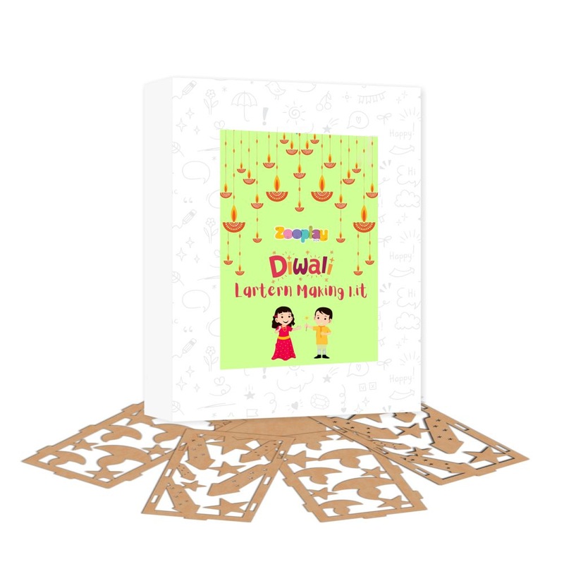 Kids’ DIY DIwali Wooden Lantern Making Kit
