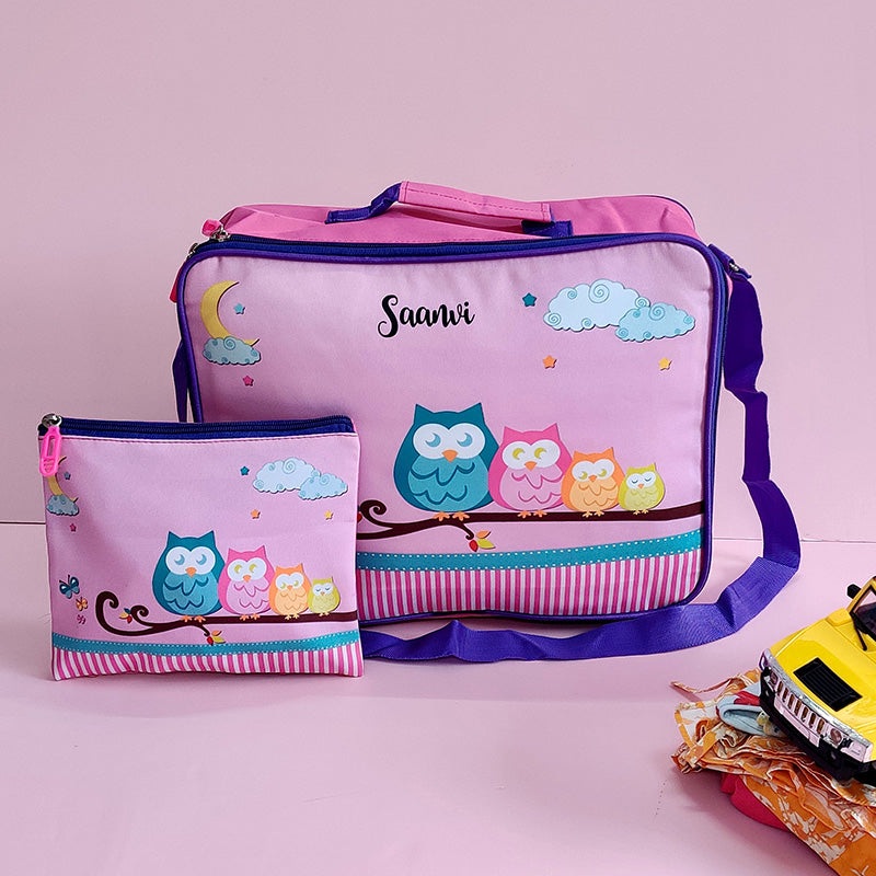 Overnight Bag With Pouch – Owl