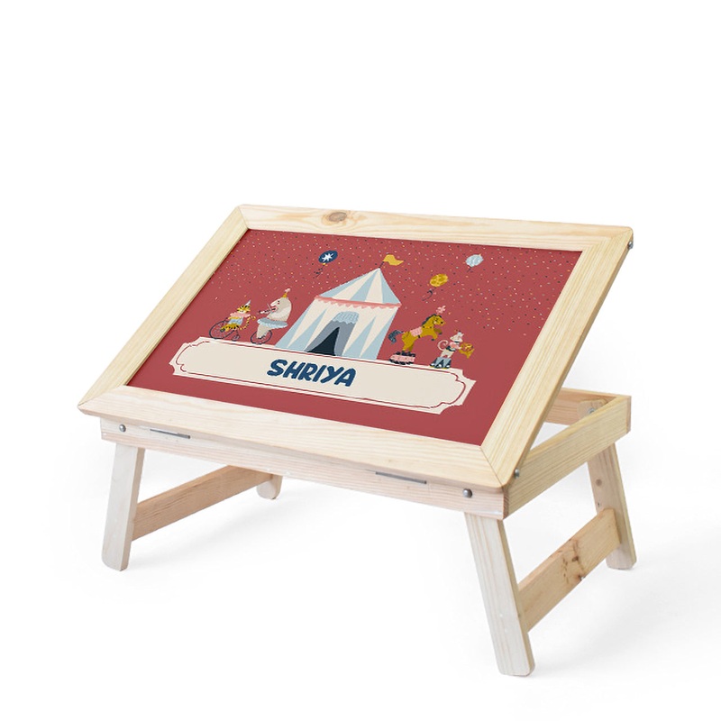Personalised Foldable Desk – Animal Circus