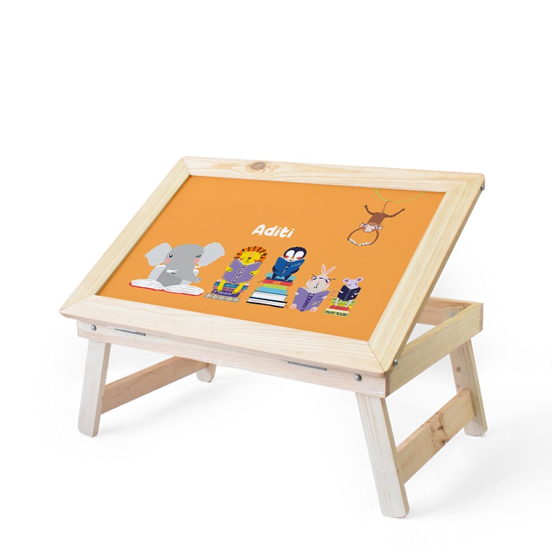 Personalised Foldable Desk – Animal Library