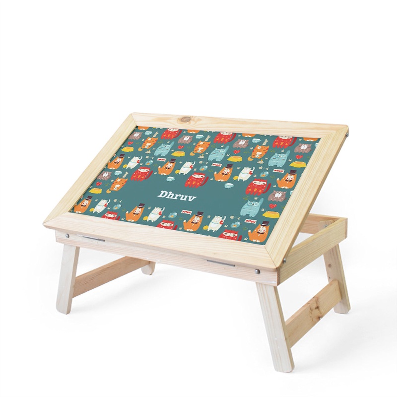 Personalised Foldable Desk – Kitty Cat