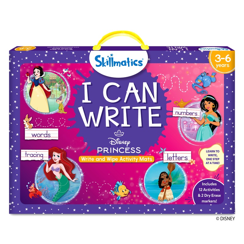 Skillmatics Preschool Learning Activity – I Can Write Disney Princess, Educational Game for Kids, Toddlers, Preschoolers Who Love Toys, Art & Craft Activities, Gift for Girls and Boys Ages 3, 4, 5, 6