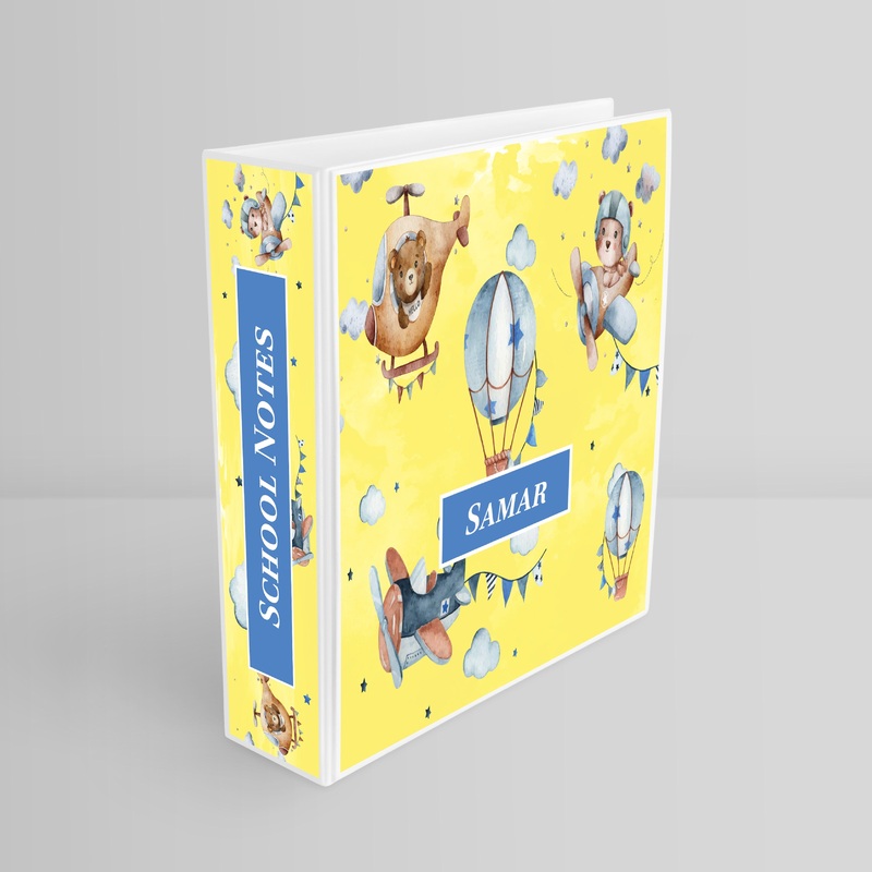 Teddy’s Flight Binder File (kids)