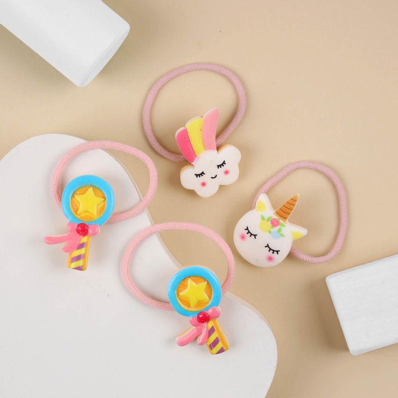 Unicorn and Candy Rubberbands – Pack of 4