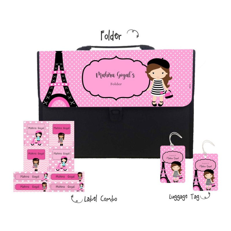 Folder Combo – Paris Girl