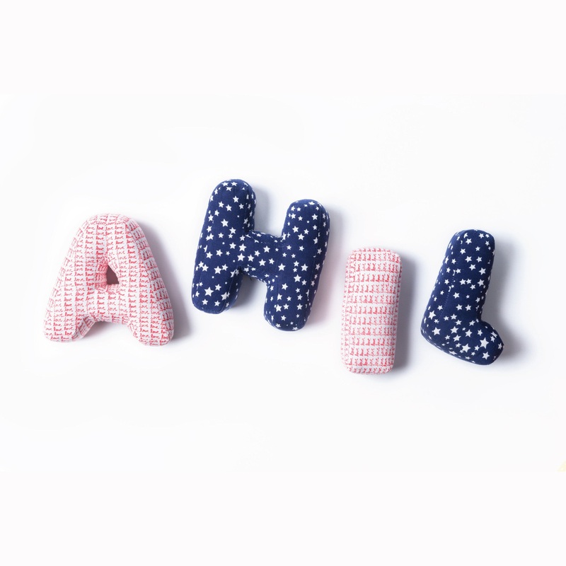 Letter Love Cushions for Boys