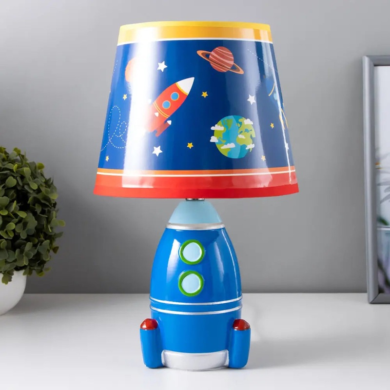 Night Lamp – Spaceship Glow (Blue)