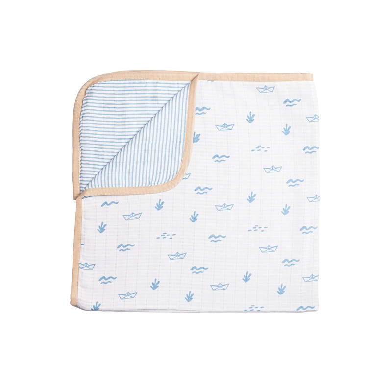 Organic Muslin Blanket – Boat