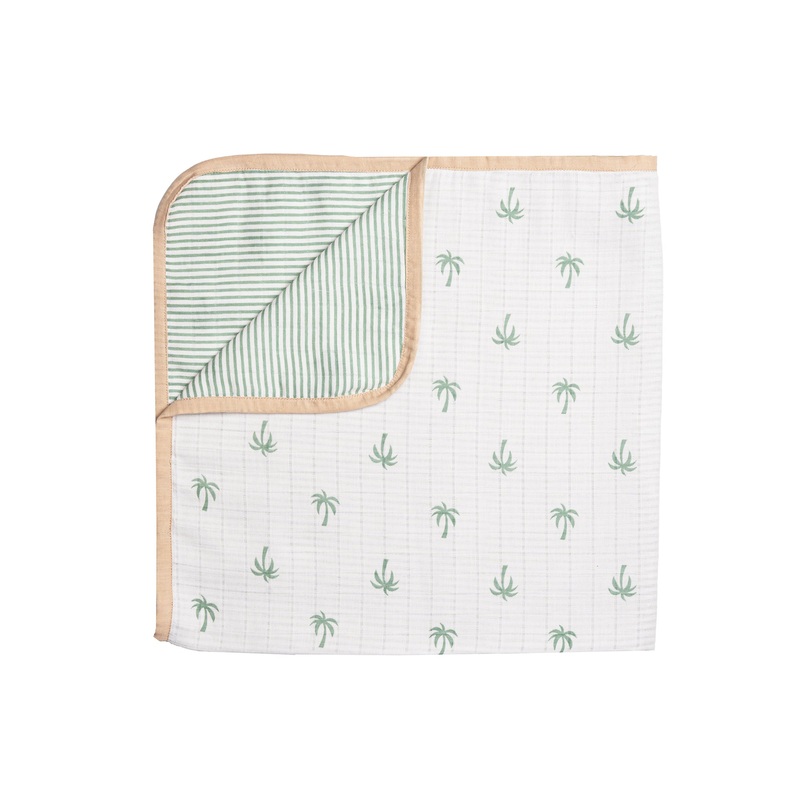 Organic Muslin Blanket – Palm
