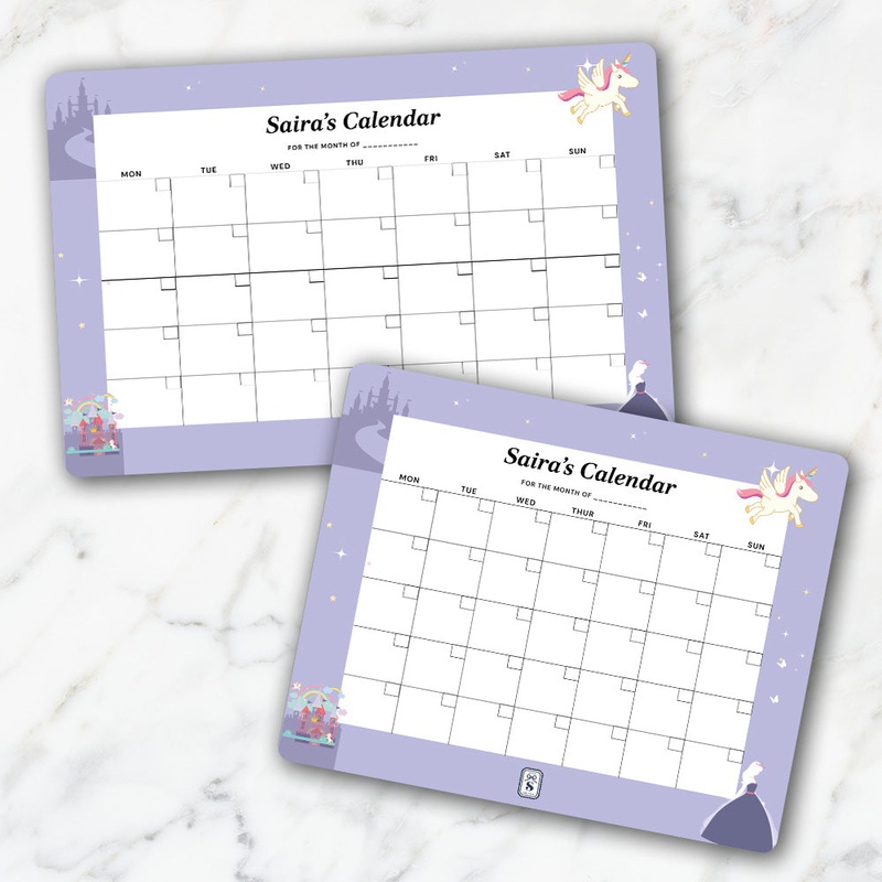 Princess Kids Calendar