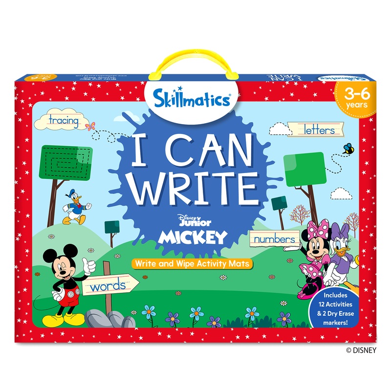 Skillmatics Preschool Learning Activity – I Can Write Disney Junior Mickey Mouse, Educational Game for Kids, Toddlers, Preschoolers Who Love Toys, Art & Craft Activities, Gifts for Ages 3, 4, 5, 6