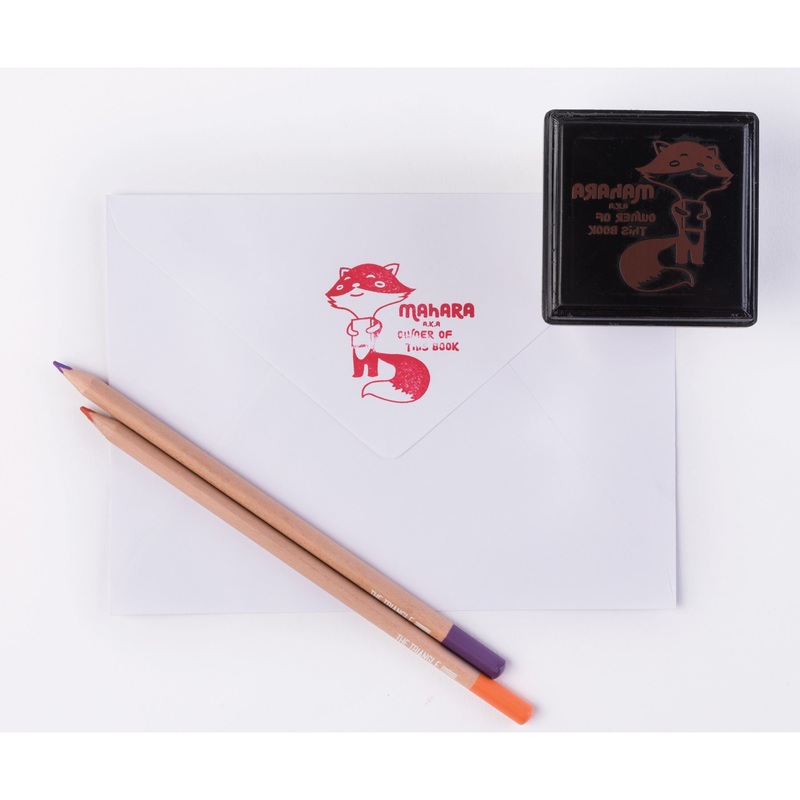Stamp your Name – Reading Racoon