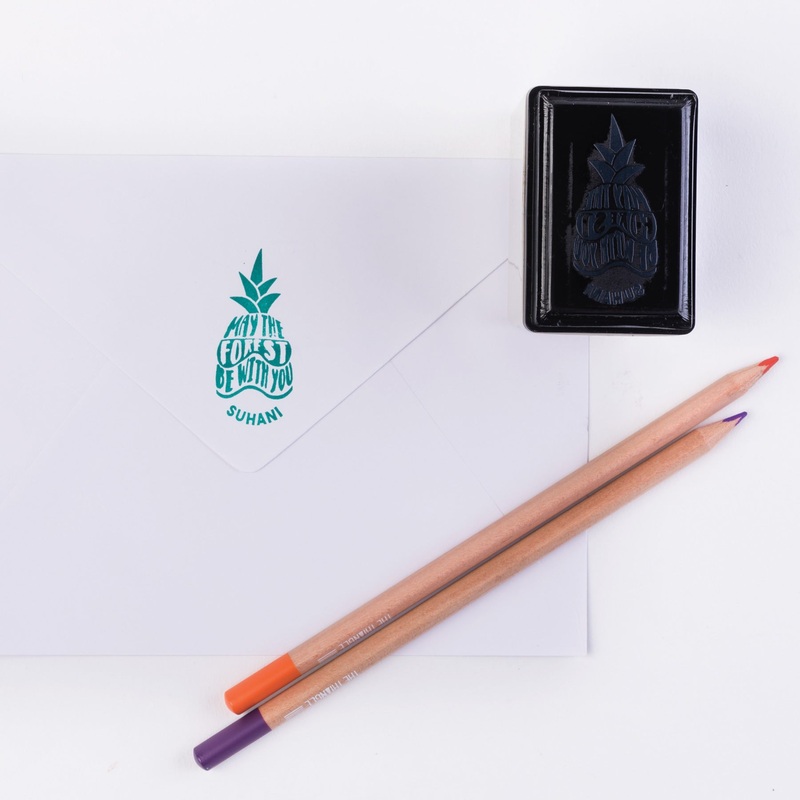 Stamp your Name – Tropical Treat