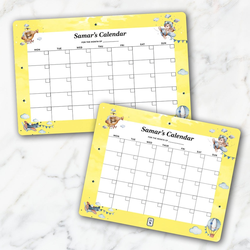 Teddy’s Flight Kids Calendar