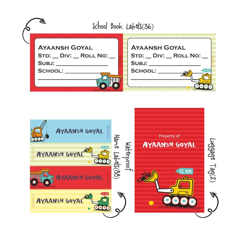 Back To School Combo – Cute Construction Vehicles