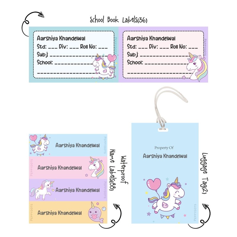 Back To School Combo – Unicorn Fun