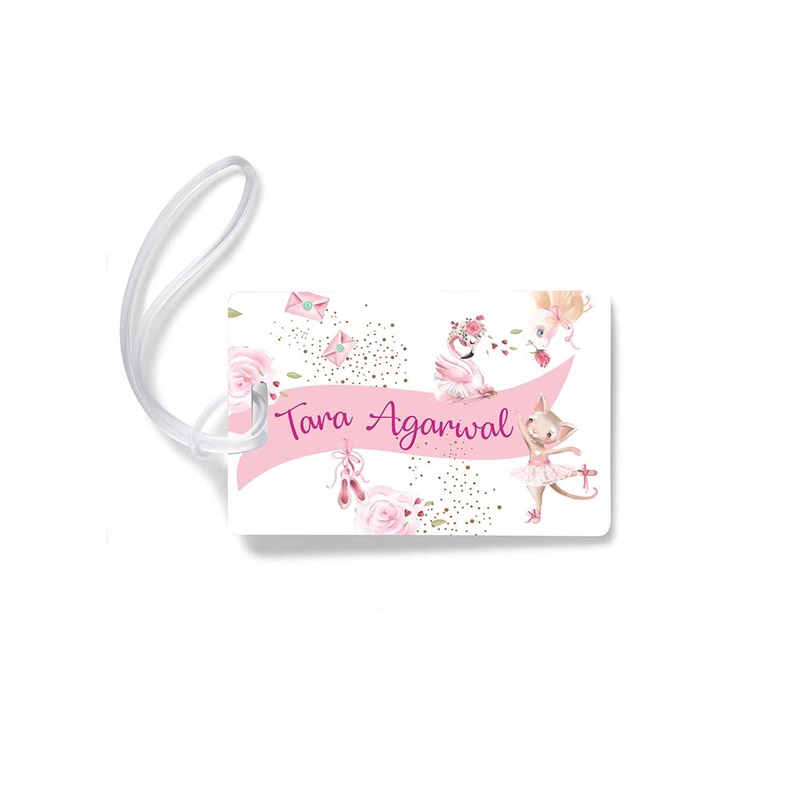 Bunny Ballerina – Luggage-Tags-Set-Of-4-1