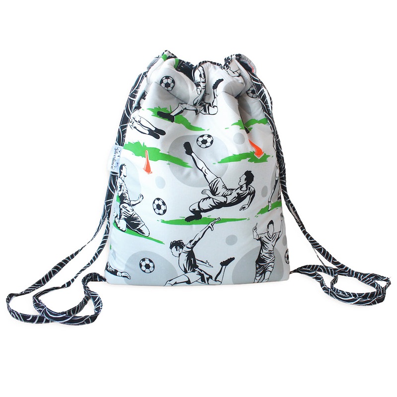Cotton Drawstring Bag with Waterproof Lining – Football Fever