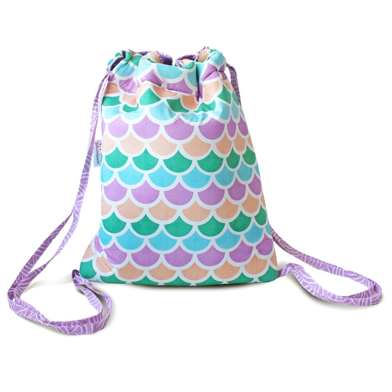 Cotton Drawstring Bag With Waterproof Lining – Shells