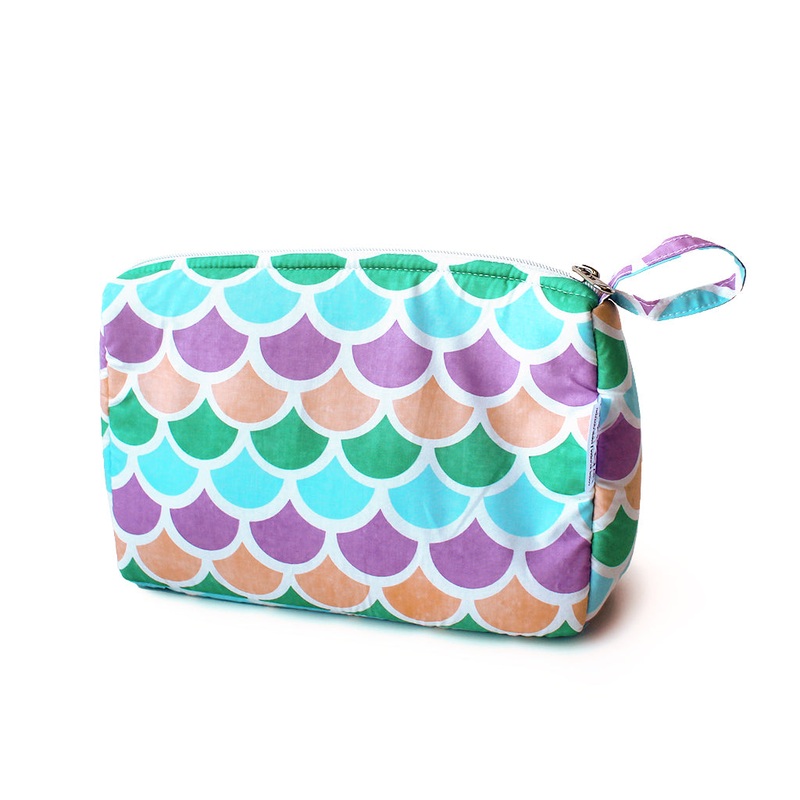 Cotton Zippered Multipurpose Pouch with Waterproof Lining – Shells