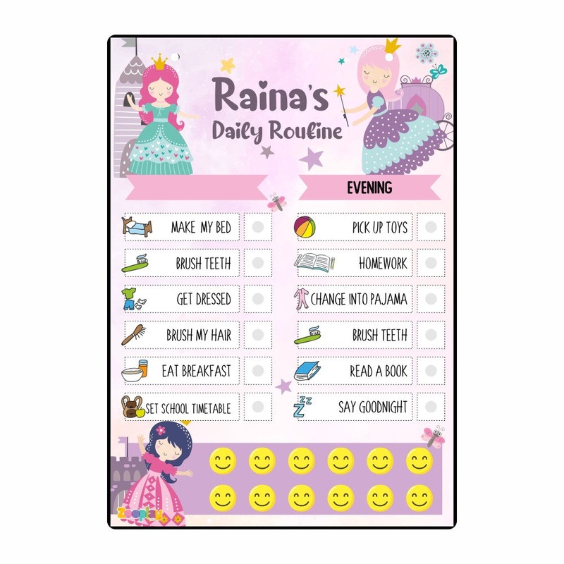 Daily Reward Chart Personalised   Princess Palace
