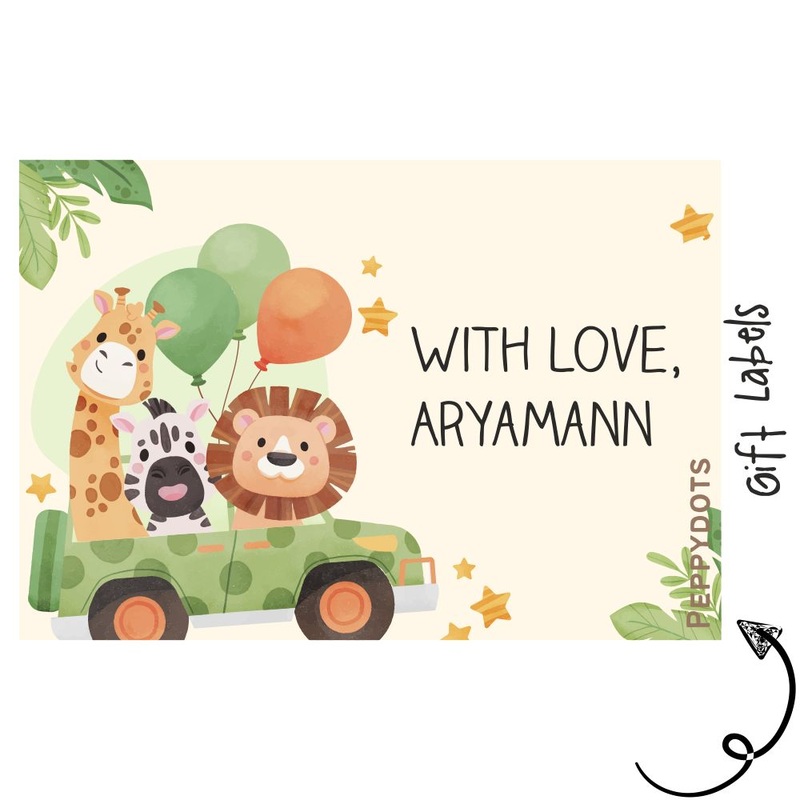 Gift Labels – Animal Drive
