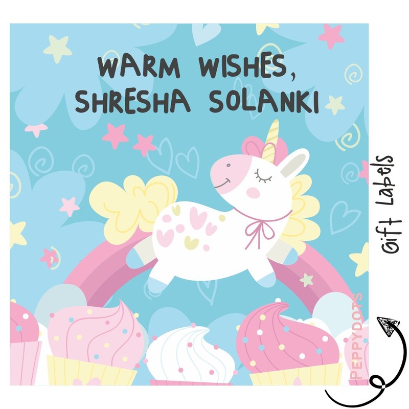 Gift Labels – Unicorn Love