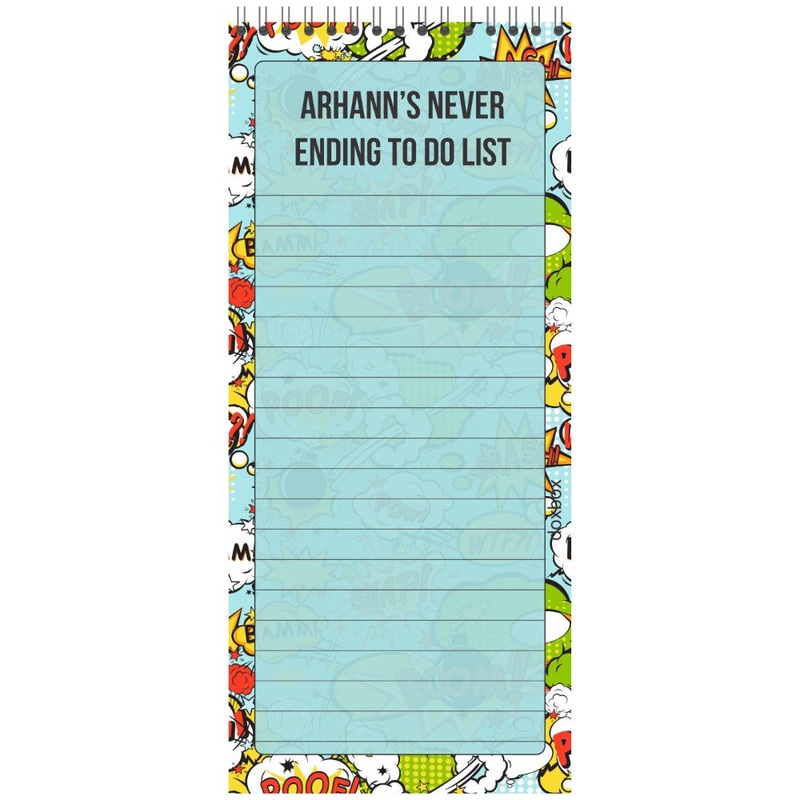 List Pads – Comic