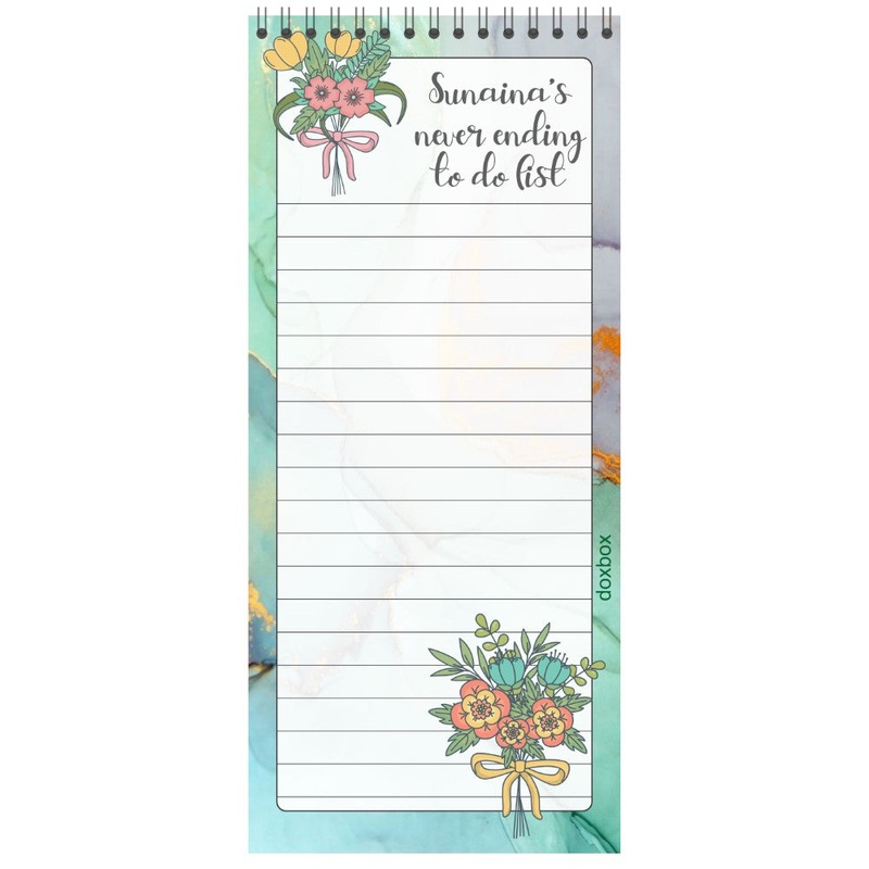 List Pads – Floral
