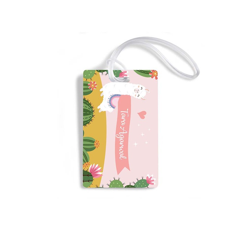 Llama Love – Luggage-Tags-Set-Of-4-1