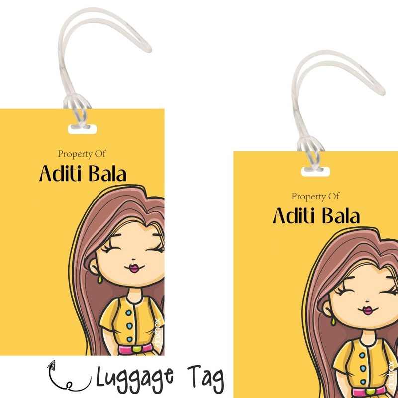 Luggage Tag –  Yellow