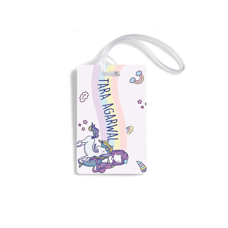 Mermaid & Unicorn  – Luggage-Tags-Set-Of-4-1