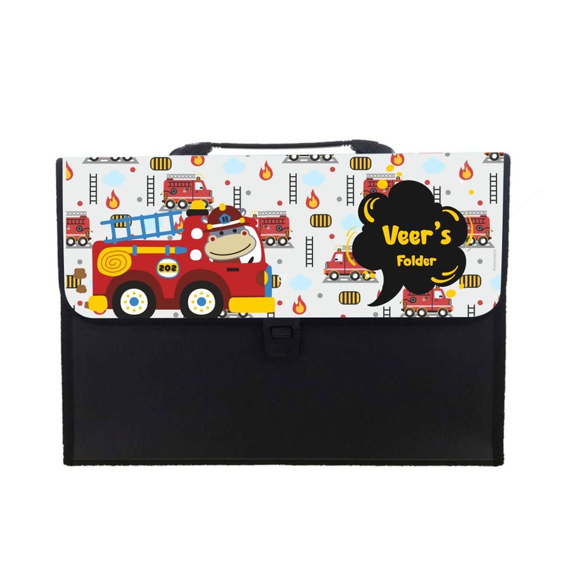 Personalised Folder – Fire Truck