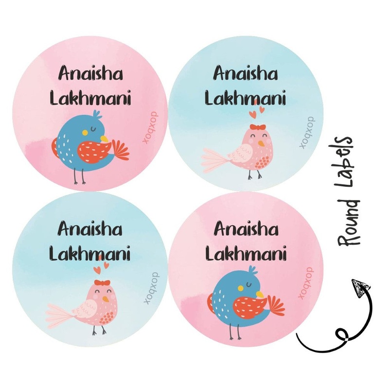 Round Water Proof Label – Sweet Birds