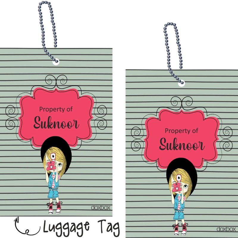 Luggage Tag – Camera Girl