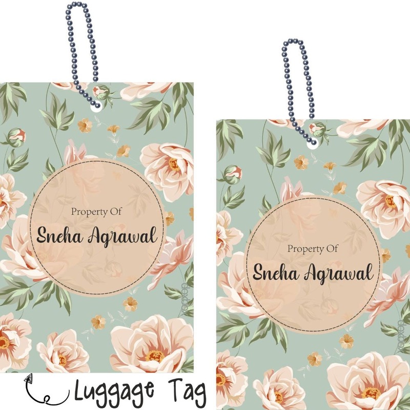 Luggage Tag – Flower Garden