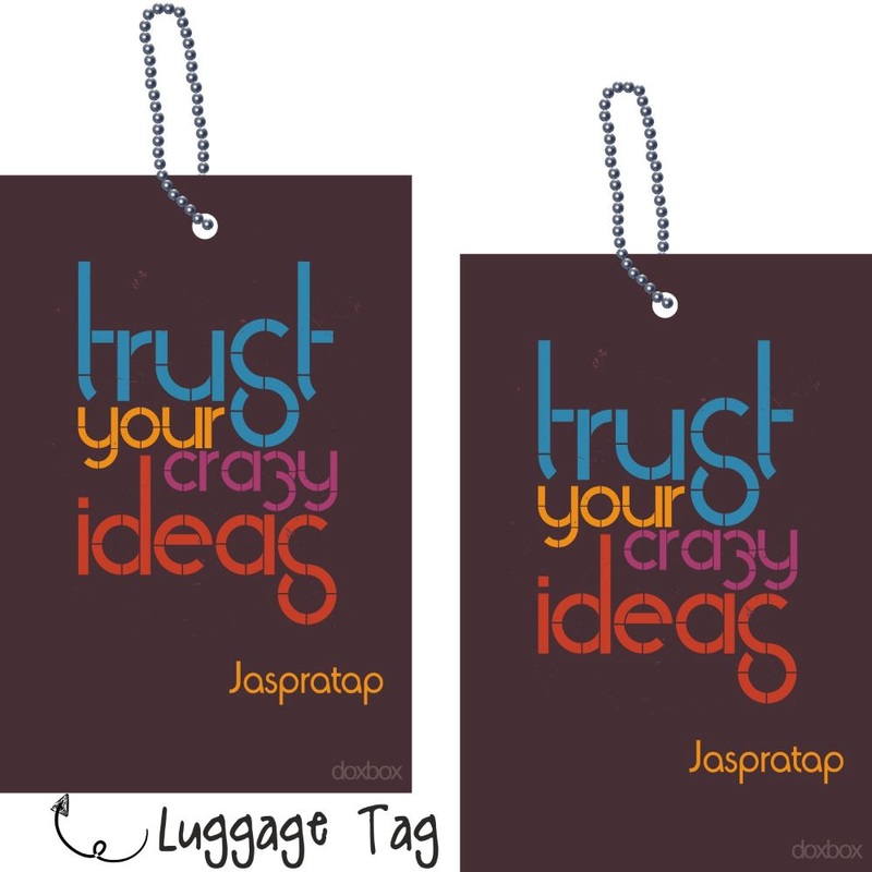 Luggage Tag – Idea quote