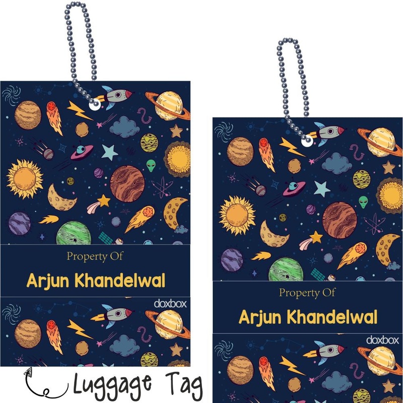 Luggage Tag – Space Pattern