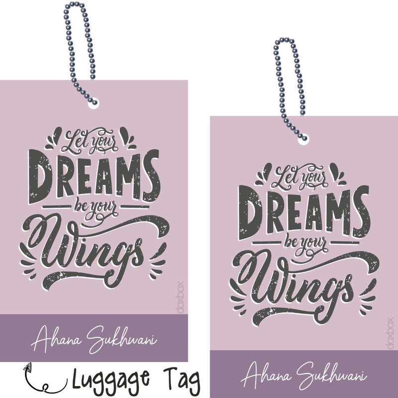 Luggage Tag – Wings To Dream