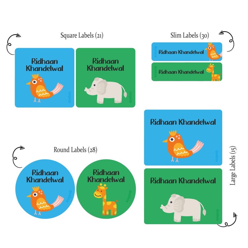 Mixed Labels – Cute Animals
