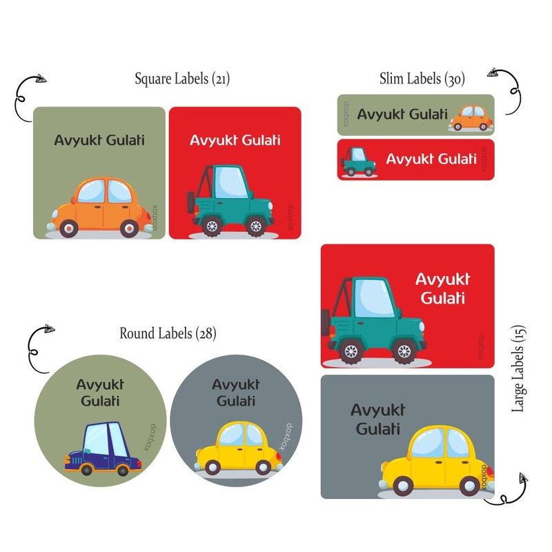 Mixed Labels – Cute Car