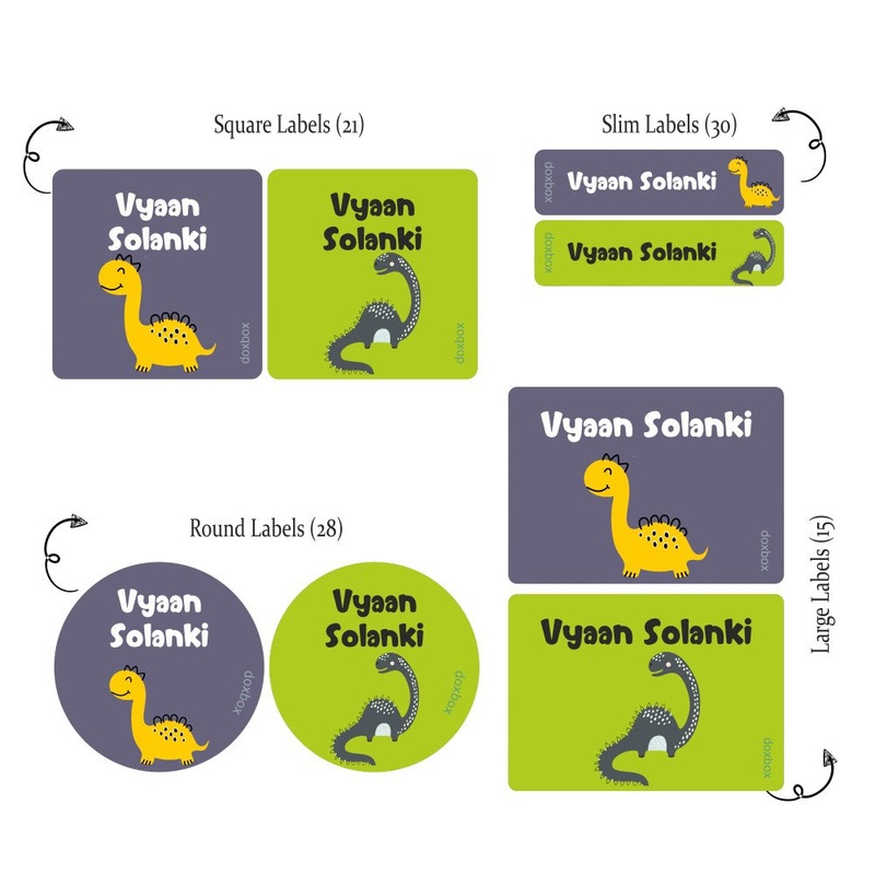 Mixed Labels – Dinosaur