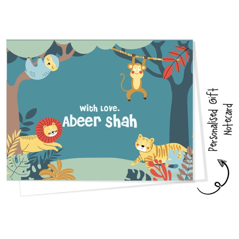 Personalised Gift Notecard –  Animal Kingdom