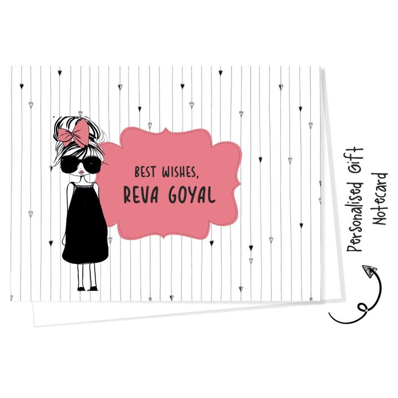 Personalised  Gift Notecard – Camera Girl