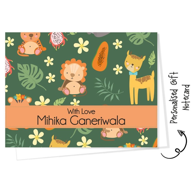 Personalised Gift Notecard – Cute Animal