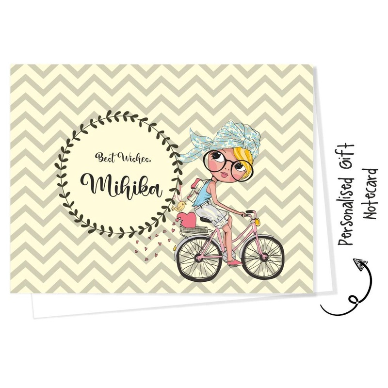 Personalised Gift Notecard – Cycle Ride