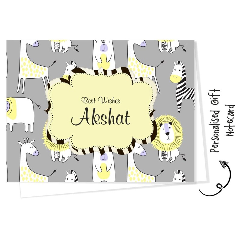 Personalised Gift Notecard – Jungle