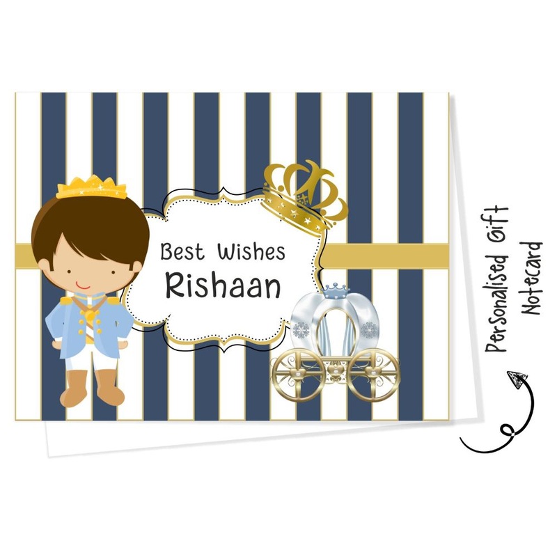 Personalised Gift Notecard –  Prince